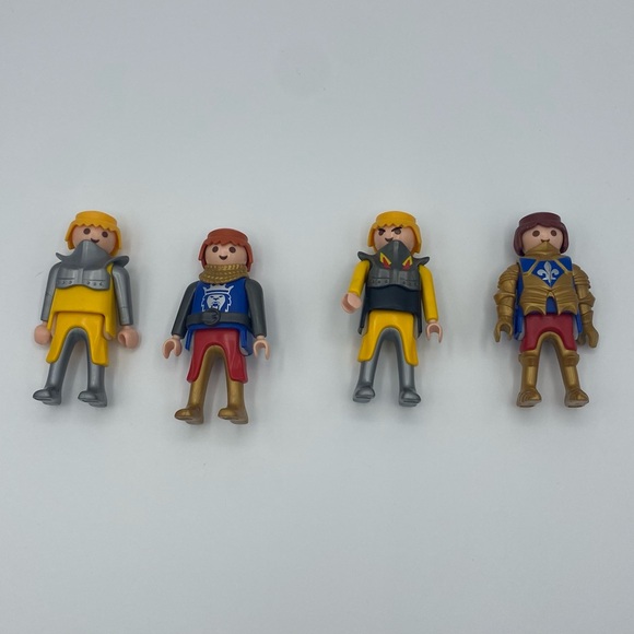 Geobra PlayMobil Medieval Lot Figures Accessories Vintage 1993 2002 2004 2010 - Picture 7 of 12